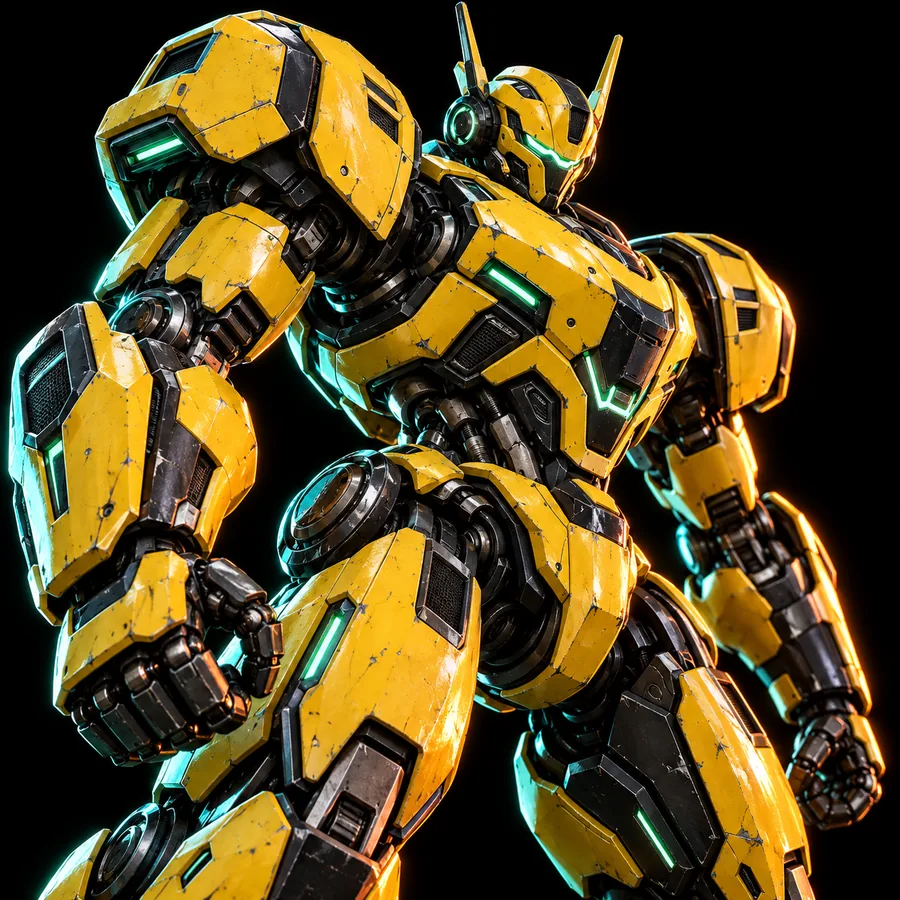 Orange rescue robot example